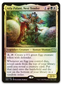 Atla Palani, Nest Tender #177 (Foil) (LP) Double Masters 2022 2X2 Magic MTG - Image 1