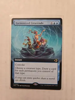 Harmonized Crescendo (Extended Art) - Lorwyn Eclipsed - NM - Rare - Instant - Image 1