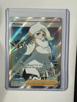 Melony 195/198 Swsh06: Chilling Reign Full Art Holo Pokemon TCG - Image 1