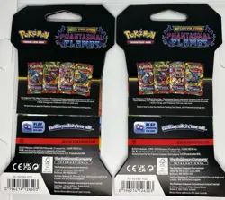 Pokemon 5x Lot Destined Rivals Booster Packs & Phantasmal Flames Booster Packs - Image 4