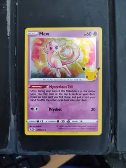 Mew 011/025 Holo Pokemon TCG Celebrations 25th Anniversary 2021 - Image 1