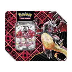 Pokemon TCG Scarlet Violet-Paldean Fates Tin Shiny Charizard ex Sealed - Image 1