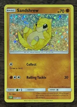 🟫 Sandshrew CLV 008/034 🟫 - Pokemon TCG Classic Collection - NM Pack Fresh - Image 1