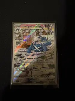 Pokemon Metagross TCG Illustration Rare Temporal Forces Holo Card 178/162 - Image 1