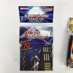 Yu-Gi-Oh! TCG Elemental Hero Card Case + Mixed Card Sleeve Bundle Pack Lot 🦊 - Image 2