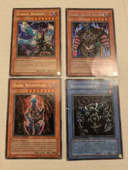 Vintage Yu-Gi-Oh TCG Card Lot of 4 Holos Limited Edition Lot Check Photos! - Image 1