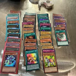 Konami Yu-Gi-Oh Trading Card Game 1996 Limited And 1st Edition Cards Lot Of 89 - Image 2