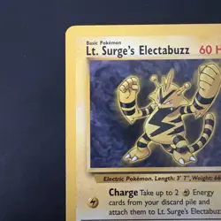 Vintage pokemon Non-Holo Rare Lt. Surge’s Electabuzz 27/132 Gym Heroes WotC - Image 2