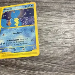 Squirtle 132/165 Expedition Base Set MP Pokemon Card 2002 - Image 2