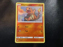 Charmander 7/68 Common Hidden Fates Reverse Holo Pokemon Card NM - Image 1