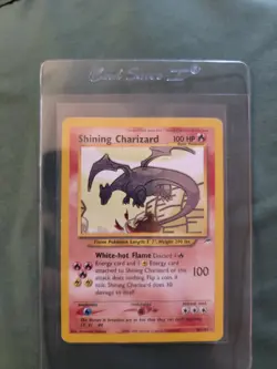 Pokemon TCG Shining Charizard Neo Destiny Holo Card 107/105 - Image 1