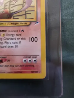 Pokemon TCG Shining Charizard Neo Destiny Holo Card 107/105 - Image 4