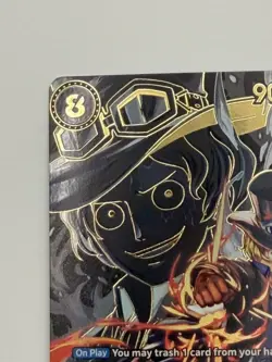 Sabo OP07-118 SP Gold OP13 Alternate Art One Piece Card English HIGH QUALITY PIC - Image 5