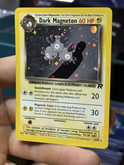 Dark Magneton 11/82 Team Rocket 2000 Holo Rare WOTC Pokemon Card TCG - Image 4