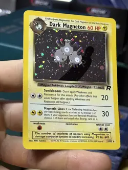 Dark Magneton 11/82 Team Rocket 2000 Holo Rare WOTC Pokemon Card TCG - Image 5