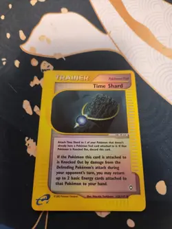 Time Shard 135/147 Aquapolis Reverse Holo Pokemon Trading Card Game - Image 1