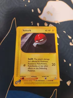 Voltorb 115/147 Aquapolis Pokemon Trading Card Game - Image 1