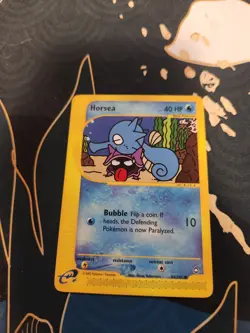 Horsea 84/147 Aquapolis Pokemon Trading Card Game - Image 1