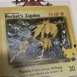Rockets Zapdos 15/132 Pokemon Celebrations Classic Collection Pokemon Card NM - Image 2