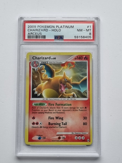 Pokemon Charizard - 1/99 - Arceus - Holo - PSA 8 - Image 1