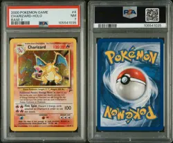 Pokemon Charizard 4/130 PSA 7 NM Base Set 2 Holo Rare 2000 WOTC - Image 3