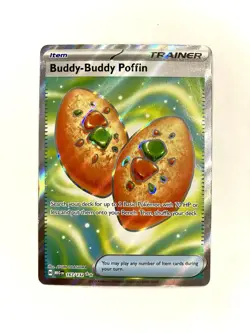 Buddy Buddy Poffin 167/132 Mega Evolutions Ultra Rare Full Art Pokemon TCG NM - Image 1