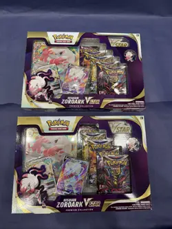 Pokemon TCG Hisuian Zoroark VSTAR Premium Collection Box - New / Sealed X2 - Image 1