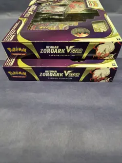 Pokemon TCG Hisuian Zoroark VSTAR Premium Collection Box - New / Sealed X2 - Image 5