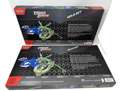 Pokemon TCG Crown Zenith Sea & Sky Premium Collection Box New Sealed. Lot of x2 - Image 2
