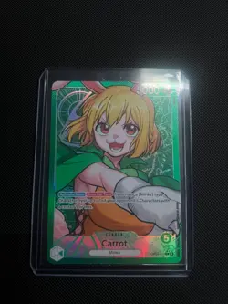 One Piece Carrot OP08-021 Alt Art Leader Two Legends NM English - Image 1