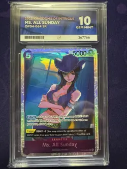 Ms. All Sunday OP04-064 - One Piece TCG - English Ace Grading Gem Mint 10 - Image 1