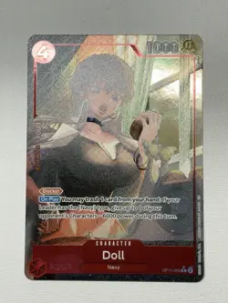 Doll (Alternate Art) OP11-008 A Fist of Divine Speed - One Piece CCG (English) - Image 1