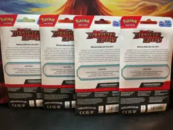 LOT OF 4 Pokemon TCG Destined Rivals Blister Packs Eevee Zarude NEW SEALED 🐦‍🔥 - Image 2