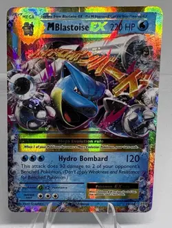 Pokemon TCG Blastoise 4 Card Lot, Featuring Dark Blastoise, Blastoise EX & More - Image 3