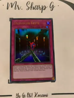TEUFLISCHE KETTE - 1. AUFLAGE LCKC-DE095 DEUTSCH Yu-Gi-Oh! CARD ULTRA RARE HOLO - Image 2