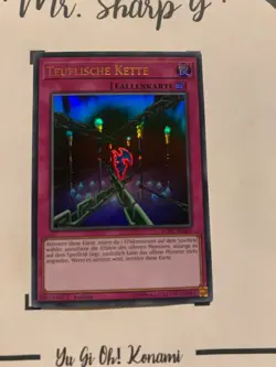 TEUFLISCHE KETTE - 1. AUFLAGE LCKC-DE095 DEUTSCH Yu-Gi-Oh! CARD ULTRA RARE HOLO - Image 3
