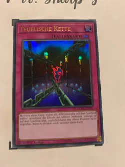 TEUFLISCHE KETTE - 1. AUFLAGE LCKC-DE095 DEUTSCH Yu-Gi-Oh! CARD ULTRA RARE HOLO - Image 5