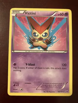 Victini 43/101 Noble Victories Regular Rare 2011 Pokemon TCG Card English - Image 1
