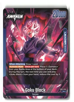 NM-Mint MTG Regular Goku Black - FB01-035 - L Fusion World: Awakened Pulse FB01 - Image 1