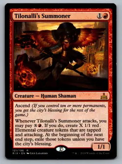 Rivals of Ixalan #121 Tilonalli's Summoner - Image 1