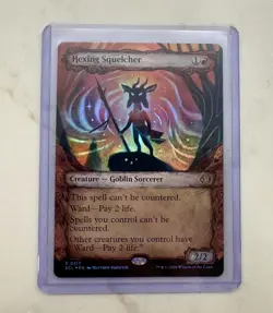 1x Hexing Squelcher (Showcase) Lorwyn Eclipsed Foil - MTG Pack Fresh, NM - Image 1