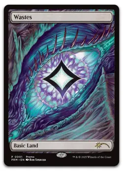 Wastes (0001) #1 (NM) Play Promos PLAY Magic MTG - Image 1