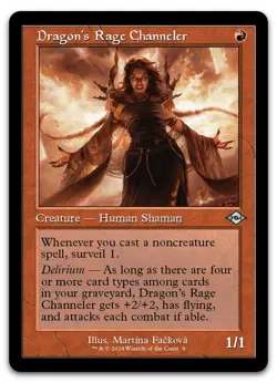 Dragon's Rage Channeler (Retro Frame) #9 (NM) Modern Horizons 2 MH2 Magic MTG - Image 1