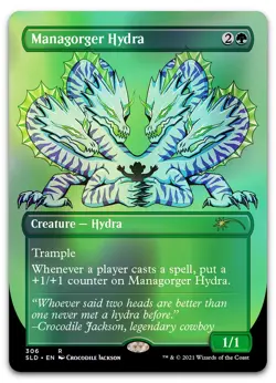 Managorger Hydra (Foil Etched) #306 (NM) Secret Lair Drop SLD Magic MTG - Image 1