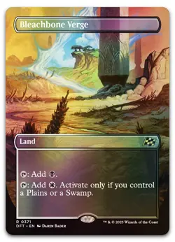 Bleachbone Verge (Borderless) #371 (Foil) (NM) Aetherdrift DFT Magic MTG - Image 1