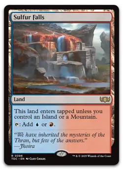 Sulfur Falls #396 (NM) Tarkir Dragonstorm TDC Magic MTG - Image 1