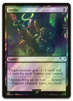 Defile (Surge Foil) #199 (NM) Warhammer 40,000 40K Magic MTG - Image 1