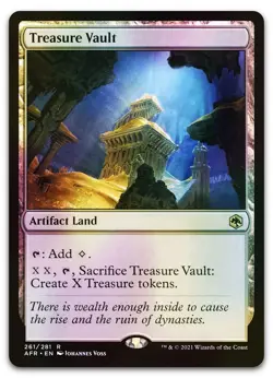 Treasure Vault #261 (Foil) (NM) Forgotten Realms AFR Magic MTG - Image 1