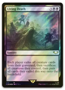Living Death (Surge Foil) #202 (NM) Warhammer 40,000 40K Magic MTG - Image 1