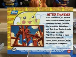 Better than Ever Pokemon Topps Pikachu's Vacation #56 - Image 2